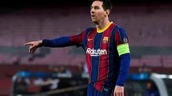 Lionel Messi durante un encuentro con Barcelona.