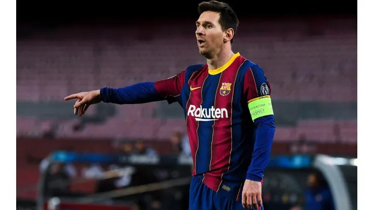 Lionel Messi durante un encuentro con Barcelona.