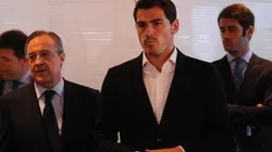Florentino Pérez e Iker Casillas.