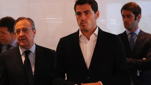 Florentino Pérez e Iker Casillas.