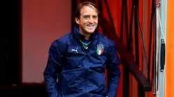 Roberto Mancini se dio el lujo de bromear con sus jugadores en la previa de la final de la Eurocopa.