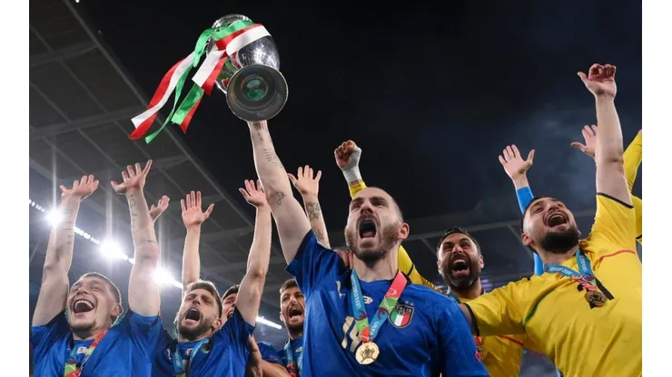 Italia festeja su segunda Eurocopa.