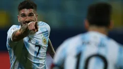 Rodrigo De Paul llega a Madrid con la Copa América bajo el brazo.