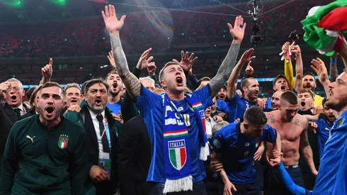 Italia se consagró campeón de la Eurocopa y festejó con Notti Magiche.