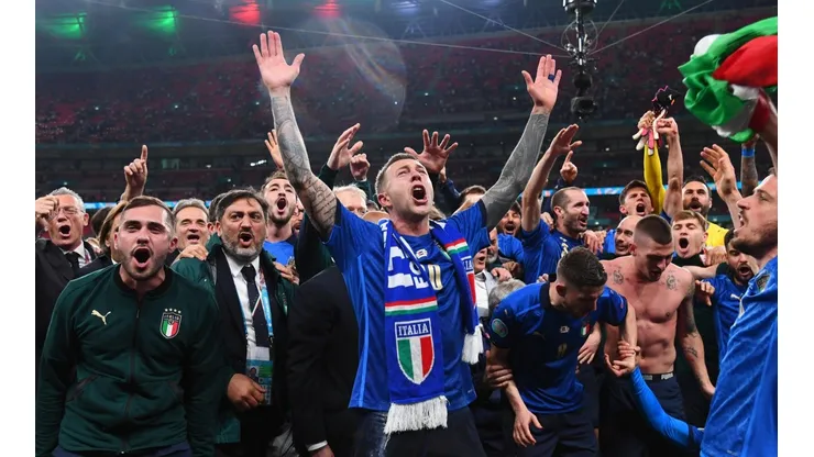 Italia se consagró campeón de la Eurocopa y festejó con Notti Magiche.