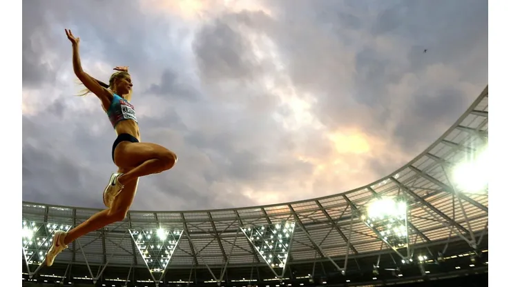 Daria Klíshina, saltadora en largo de Rusia