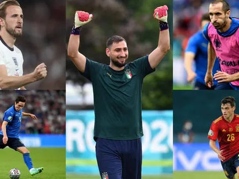 El once ideal de la Euro 2020