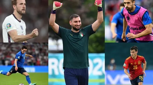 Algunas de las figuras de la Eurocopa.