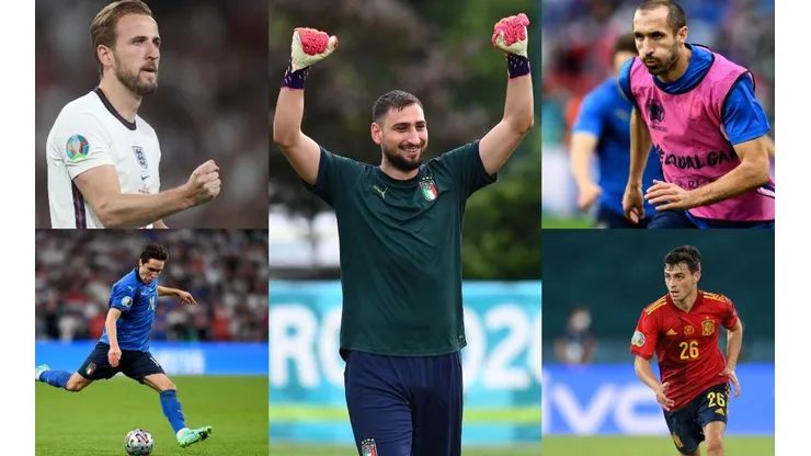 Algunas de las figuras de la Eurocopa.