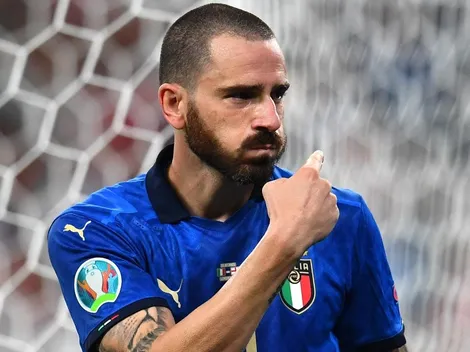 Bonucci fue el que más pases completó ante Inglaterra