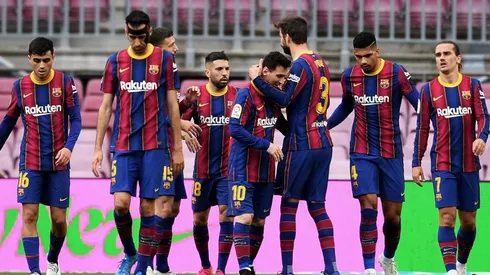 Jugadores del Barcelona.