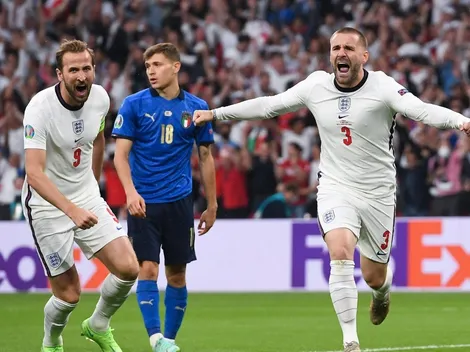 Video: Luke Shaw puso al frente a Inglaterra en la Eurocopa con una sablazo en el inicio