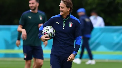 Roberto Mancini, entrenador de Italia.
