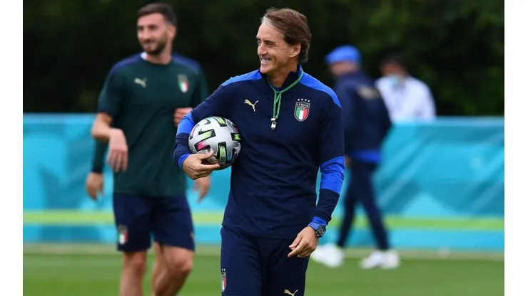 Roberto Mancini, entrenador de Italia.