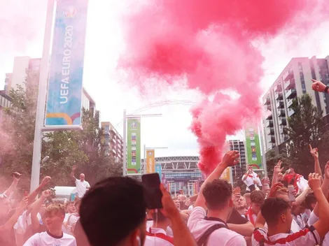 ¡Qué ambiente!: El color de los hinchas en la previa de la final de la Eurocopa