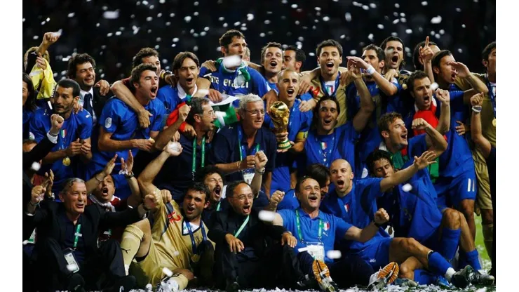 Celebración Italia campeón del Mundo 2006.