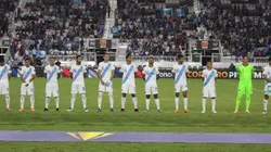 Formación de la selección de Guatemala.