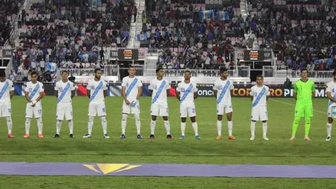 Formación de la selección de Guatemala.