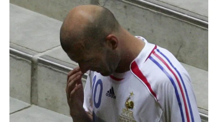 Zinedine Zidane en la final del mundo de 2006 ante Italia.