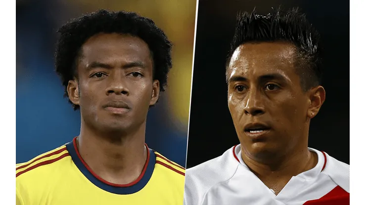 Colombia vs. Perú con Guillermo Cuadrado y Christian Cueva disputan el tercer puesto. (Getty Images)