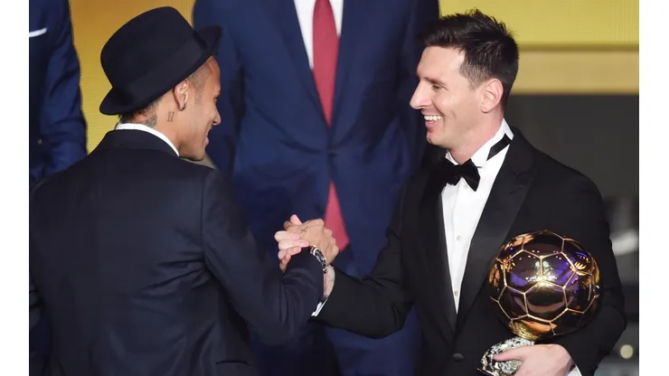 La otra final en la que se enfrentaron Messi y Neymar. (Getty Images)