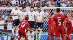 Mikkel Damsgaard abrió el marcador con una bomba de tiro libre