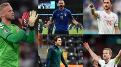 Algunas de las figuras en las semifinales de la Euro.