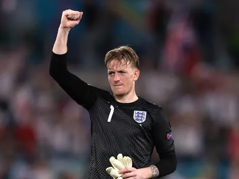 Jordan Pickford se aseguró una marca en esta Eurocopa