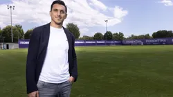 Presentación de Burdisso con Fiorentina.