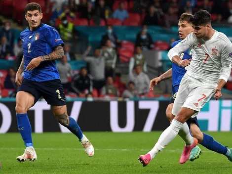 Álvaro Morata y una pared letal, gol de España y empate en la semifinal con Italia