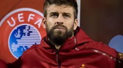Gerard Piqué con la selección de España.