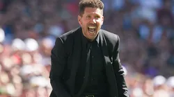 Diego Pablo Simeone, entrenador de Atlético de Madrid.