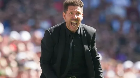 Diego Pablo Simeone, entrenador de Atlético de Madrid.