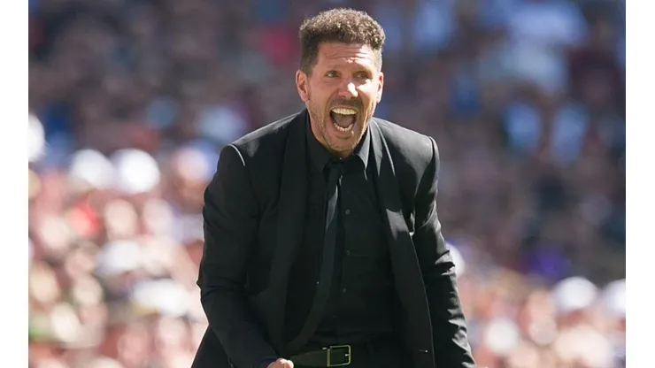 Diego Pablo Simeone, entrenador de Atlético de Madrid.