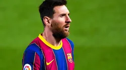 Lionel Messi durante un encuentro con Barcelona.