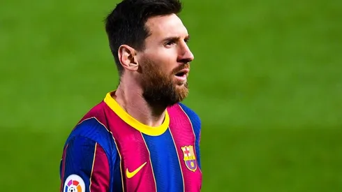 Lionel Messi durante un encuentro con Barcelona.