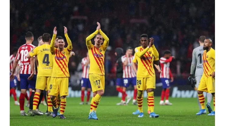 Jugadores del Barcelona.