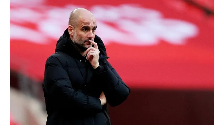 Pep Guardiola, entrenador de Manchester City.