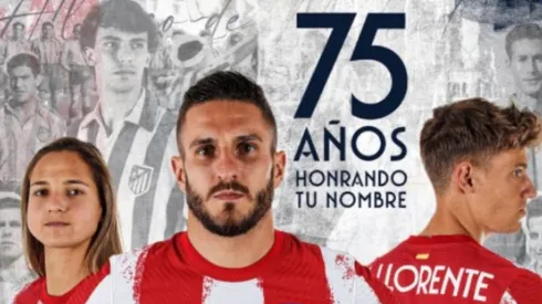 Nueva camiseta del Atlético de Madrid.