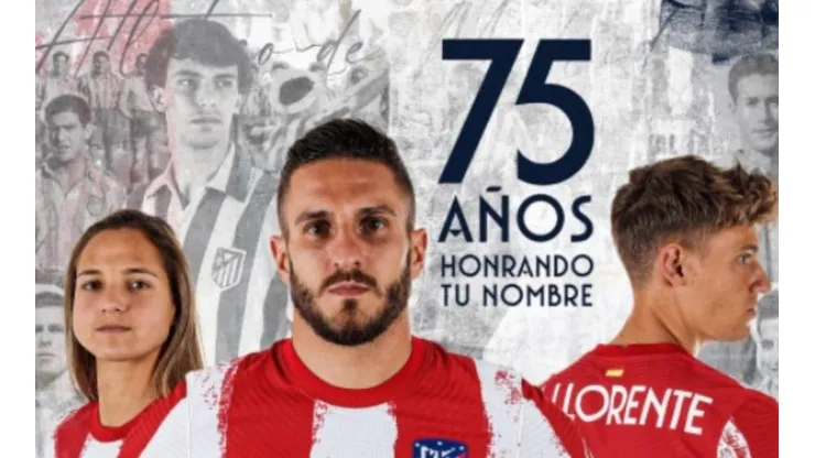 Nueva camiseta del Atlético de Madrid.