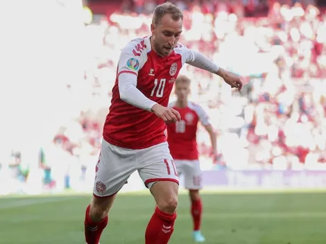 Christian Eriksen reapareció, el futbolista de Dinamarca se tomó una foto con un niño