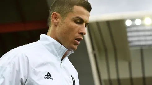Cristiano Ronaldo durante un encuentro con Juventus.
