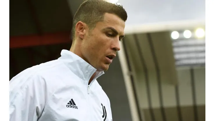 Cristiano Ronaldo durante un encuentro con Juventus.