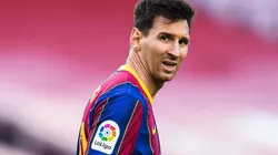 Lionel Messi durante un encuentro con Barcelona.