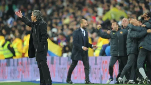 José Mourinho y su Real Madrid con el Barcelona de Pep Guardiola.