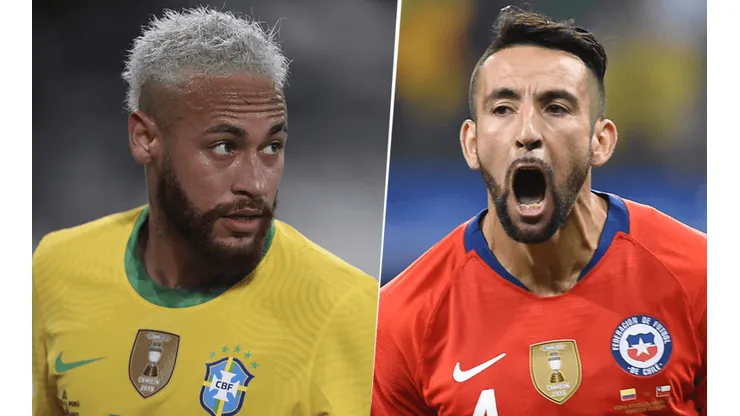 Brasil venció por la mínima a Chile por los cuartos de final de la Copa América (Getty Images)