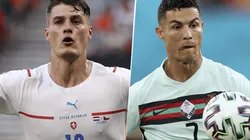 Patrick Shick y Cristiano Ronaldo fueron los máximos goleadores de la Eurocopa 2020. (Foto: Getty Images).