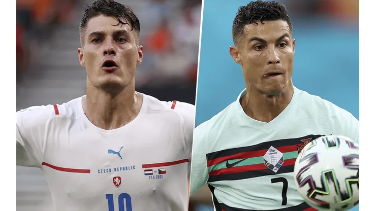 Patrick Shick y Cristiano Ronaldo fueron los máximos goleadores de la Eurocopa 2020. (Foto: Getty Images).