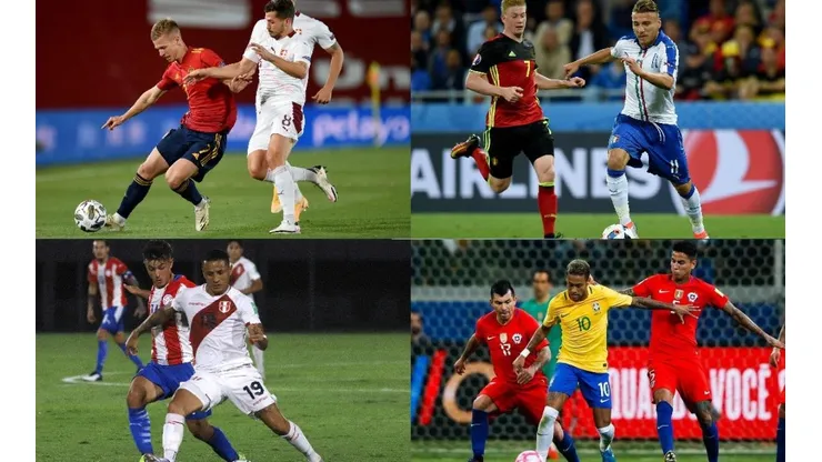 Los partidos de Euro y Copa América.