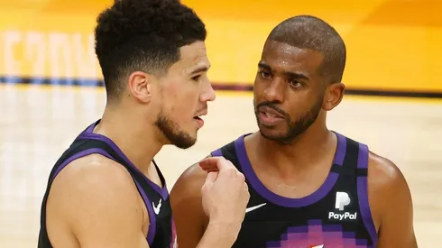 Devin Booker y Chris Paul